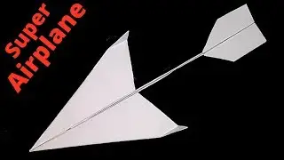 How To Make A Super Paper Airplane That Flies Far || Origami paper Airplane(2020)