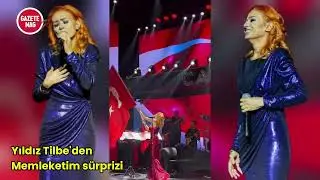 Yıldız Tilbe sahnede Memleketim sarkısını böyle söyledi