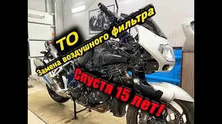 [моТ.О] #1 Замена воздушного фильтра спустя 15 лет! bmw k1200r sport