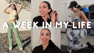 A week in my life - grwm, grocery haul, cleaning & organizing, content creating