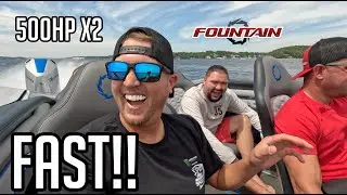 We go out and absolutely rip a 2025 Fountain Thundercat with twin 1000hp on the Lake of the Ozarks!