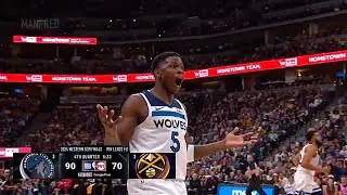 LIKE FATHER LIKE SON!ANTHONY EDWARDS RECREATES MJ CELEBRATION!Nuggets Vs Timberwolves#nba