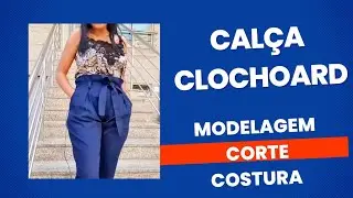 ✅️ DIY Como fazer Calça Clochoard_Tutorial de Costura passo a passo para iniciantes Gisleide Novelo