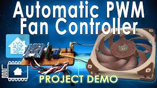 Home Assistant and ESPHome Automatic 4-Wire PWM PC Fan Controller