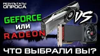 GeForce или Radeon – какие видеокарты выбирают наши зрители и почему?