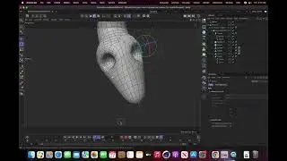 Cinema4D R26: Zremesher with Flow Spline and UV Unwrap Organic Form