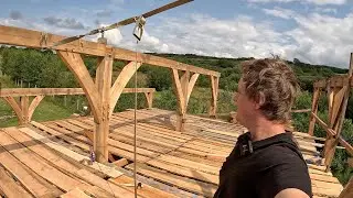 Timber Framed Barn Part 16 The Frames Are Done