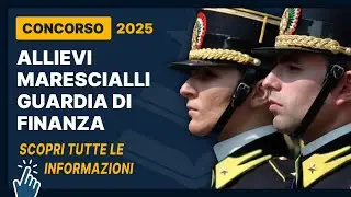 Concorso Allievi Marescialli Guardia di Finanza 2025