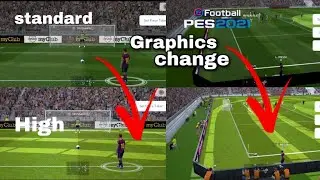 HOW TO CHANGE GRAPHIC SETTING IN (PES 2021 MOBILE) 60Fps &High Graphic Setting Gameplay