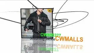 CWMALLS® Men Black Sheepskin Moto Jacket CW808327 | CWMALLS.COM