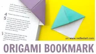 How to make PAPER BOOKMARK with paper
