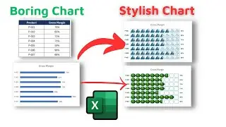 Excel Tutorial: Convert your boring bar chart into Stylish charts