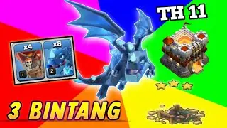 Strategy War COC TH 11 dan Loot Enak Naga Elektro⁉️Gak ada ruginya