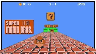 Super Mario Bros 1-1 | 3D First Person | 4K (No Commentary)