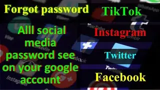 All social media password get on google account | Facebook password forgot|Instagram forgot password