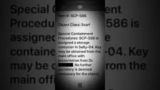 Scp 586 Inscribable Object