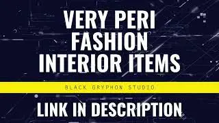 Very Peri  Fashion interior items
