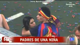 Nace Gala, la primera hija de Marc Bartra y Melissa Jiménez
