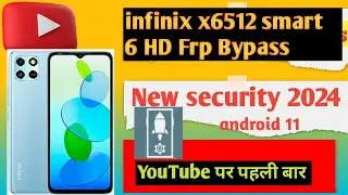infinix smart 6 HD Frp Bypass x6512 Frp Bypass 