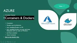 7 | Azure  | Containers & Dockers - Create, deploy and configure