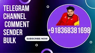 Telegram bulk Comment Bot 2022