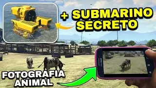 DESAFIO FOTOGRAFIA ANIMAL NO GTA 5 - TODOS OS ANIMAIS + SUBMARINO KRAKEN