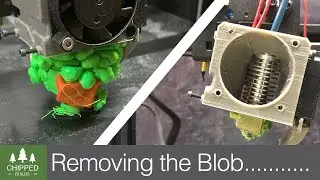 Remove a Blob of Extruded Filament from Your Hot End || How To