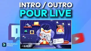 How to create an intro and outro for your livestreams using Filmora