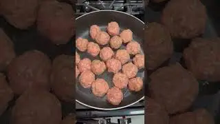 Make smothered turkey meat balls with us! #dinner #cooking #cookwithme #fyp #family #fun