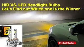 OXILAM LED Headlight Bulb Review | HID Vs. LED