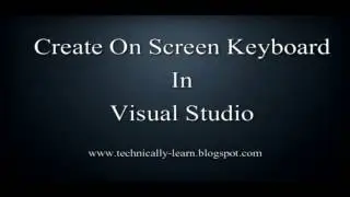 Create On Screen Keyboard in Visual Basic