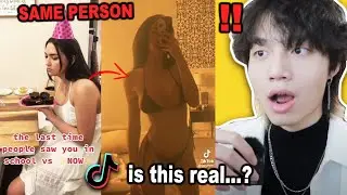 last time people saw you in school vs NOW got me SHOOK (tiktok glow up)