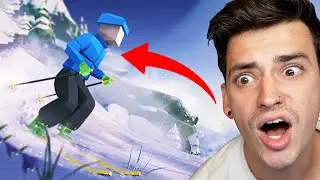 This New SKIING Game Is AMAZING! (Lonely Mountains Snow Riders)