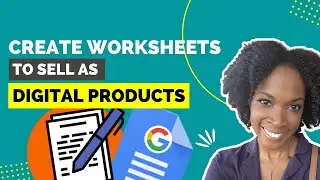Create Worksheets To Sell Online Using Google Docs