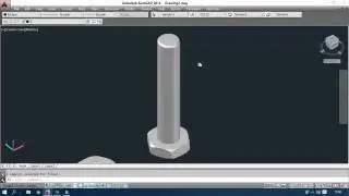 AutoCAD tutorial for NUT & BOLT 3D