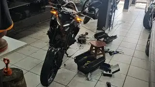 Installation of Positron Alarm for new MT03 models from 2020 onwards...