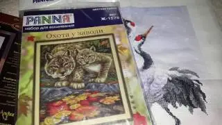 Журавли от Риолис ГОТОВАЯ ВЫШИВКА !