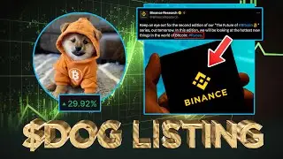 BINANCE Listing $DOG (RUNE) Incoming 😱 30%+ PUMP 📈