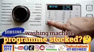 samsung washing machine programme stocked #solution #therochaktech #diy #samsung