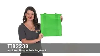 Blank Tote Bags - Insulated Shopper Tote Bag-Blank TTB223B