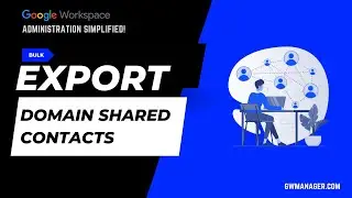 Export Domain Shared Contacts with GW Manager