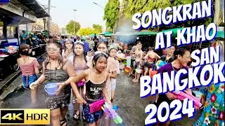 SONGKRAN FESTIVAL KHAO SAN ROAD BANGKOK 2024 เทศกาลสงกรานต์ @BlueAsia76