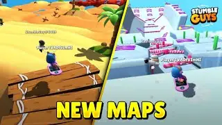 🦀Stumble Guys NEW MAPS Gameplay is Here | Stumble Guys 0.54