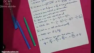 devoir de contrôle n 1  Math 2ème année Ex1 partie 3