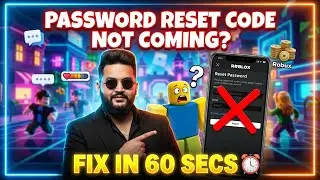 Roblox Password Reset Code Not Coming? Fix It in 60 Seconds