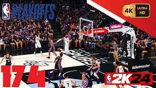 NBA 2K24 {My Career} [PC] (4K) EP174 {Playoffs: West 1st Round} Game 1 =Kings @ Spurs=