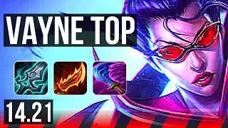 VAYNE vs AURORA (TOP) | Dominating | EUW Master | 14.21