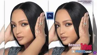 Remove Tattoos easily in photoshop
