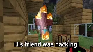 His Friend Was Hacking As A HEROBRINE!