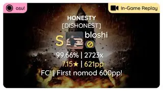 osu! | bloshi | GYZE – HONESTY [DISHONEST] | FC!